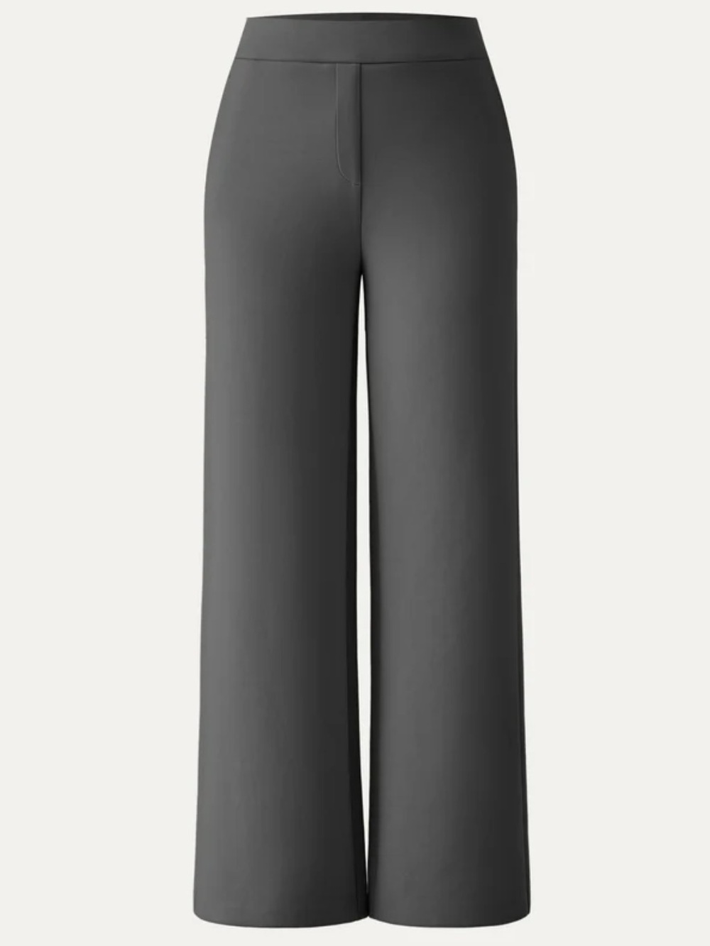 OGL NWT Textured Mid Rise Pull-on Straight Pant with Pockets Charcoal Size M